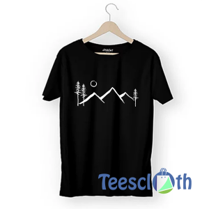 Minimalist Mountain T Shirt For Men Women And Youth