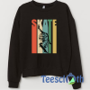 Skateboarding Retro Sweatshirt Unisex Adult Size S to 3XL