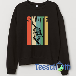 Skateboarding Retro Sweatshirt Unisex Adult Size S to 3XL