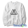 Triangle Maze Shapes Sweatshirt Unisex Adult Size S to 3XL