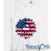 American Flag Sunflower Tank Top Men And Women Size S to 3XL