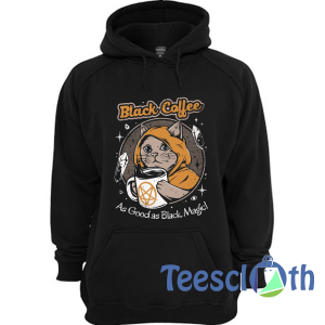 Black Coffee Hoodie Unisex Adult Size S to 3XL