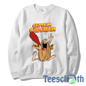 Captain Caveman Sweatshirt Unisex Adult Size S to 3XL