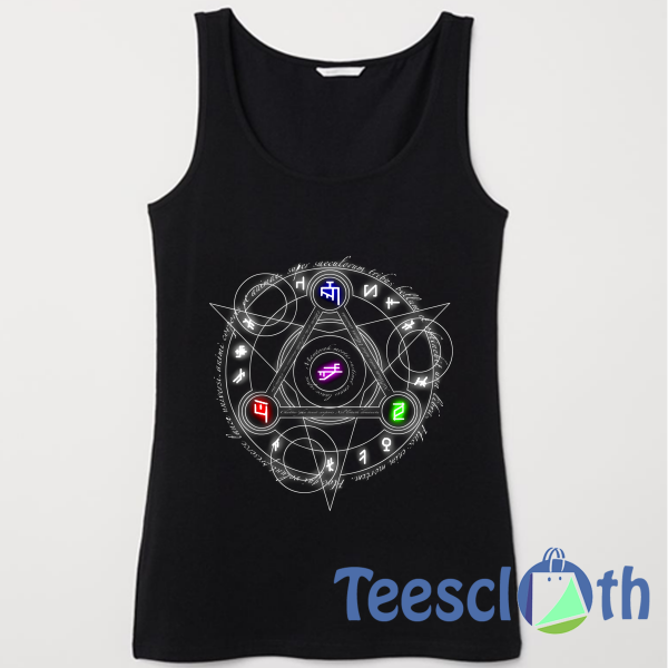 Magick Circle Tank Top Men And Women Size S to 3XL