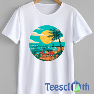 The Beach Photographic T Shirt For Men Women And Youth