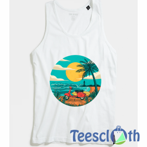 The Beach Photographic Tank Top Men And Women Size S to 3XL