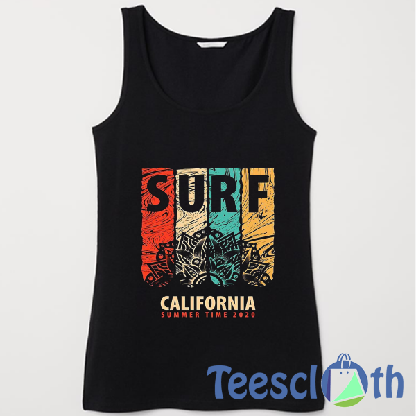 California Summer Tank Top Men And Women Size S to 3XL