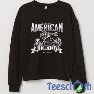 Classic American Motorcycles Sweatshirt Unisex Adult Size S to 3XL