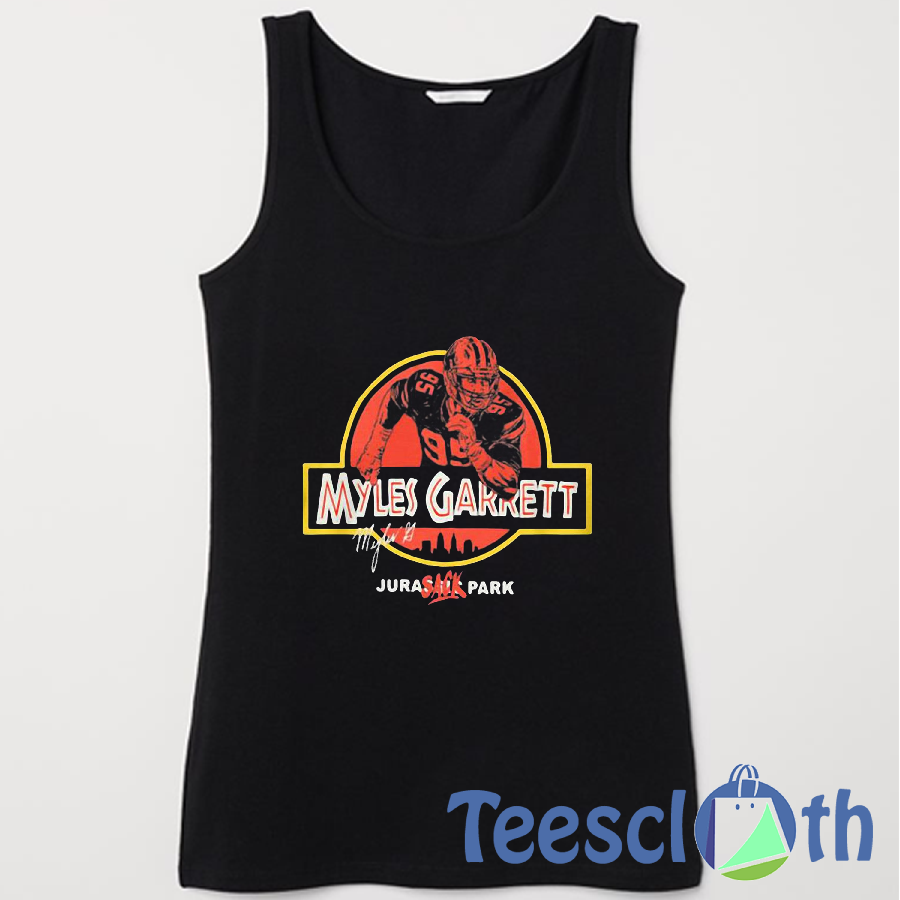 Jurassic Myles Garrett T shirt