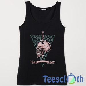 Skull Knife Tank Top Men And Women Size S to 3XL