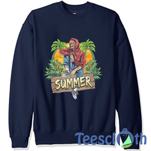 Skull Zombie Summer Sweatshirt Unisex Adult Size S to 3XL