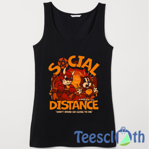 Social Distance Tank Top Men And Women Size S to 3XL