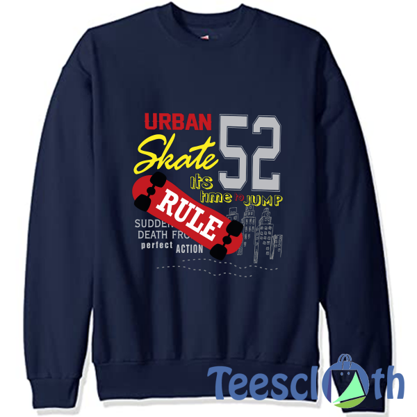 Urban Skate Sweatshirt Unisex Adult Size S to 3XL