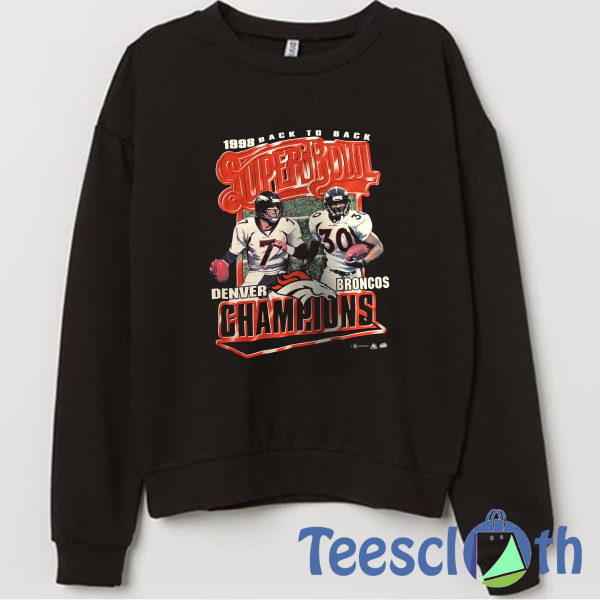 Denver Broncos Sweatshirt Unisex Adult Size S to 3XL