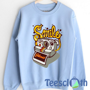 Smile Polaroid Sweatshirt Unisex Adult Size S to 3XL