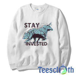 Stock Market Bear Sweatshirt Unisex Adult Size S to 3XL