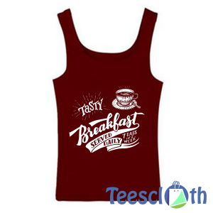 Tasty Breakfast Served Tank Top Men And Women Size S to 3XL
