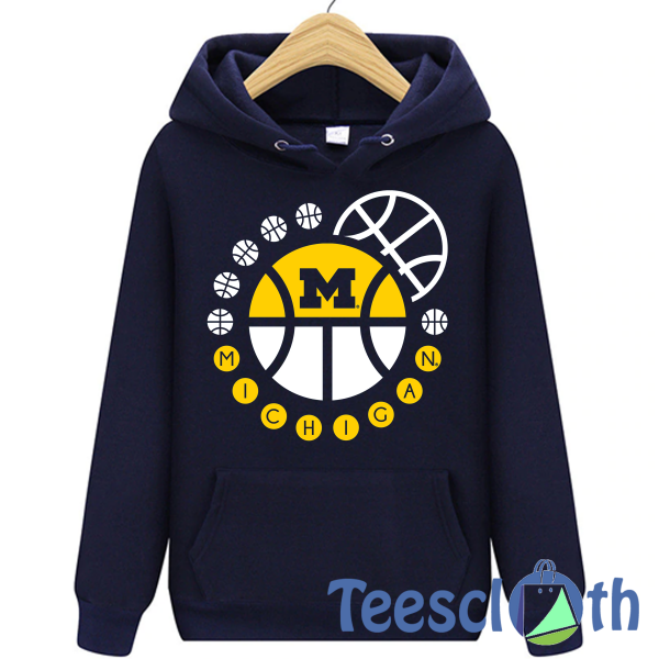 Basketball Michigan Hoodie Unisex Adult Size S to 3XL