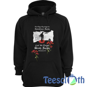 Bloody Sunday Hoodie Unisex Adult Size S to 3XL