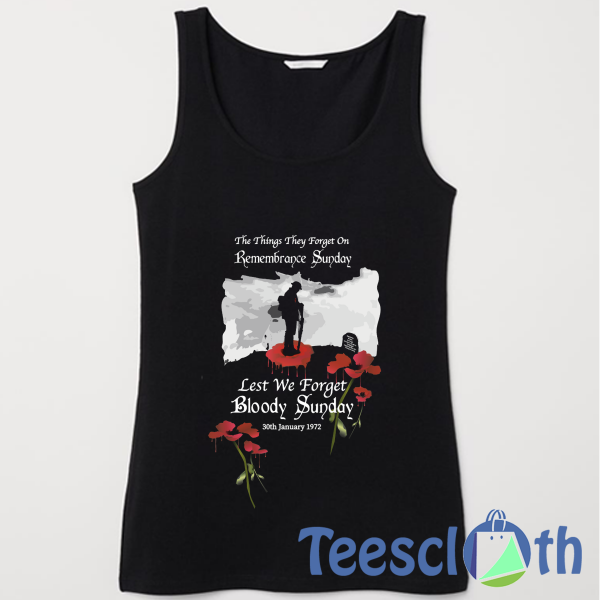 Bloody Sunday Tank Top Men And Women Size S to 3XL