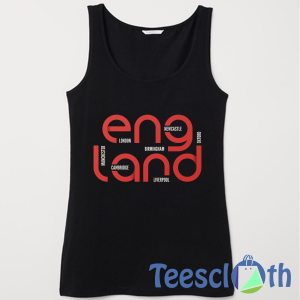 England Design Tank Top Men And Women Size S to 3XL