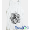Heart Illustration Tank Top Men And Women Size S to 3XL
