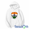 India Flag Ripped Hoodie Unisex Adult Size S to 3XL