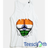 India Flag Ripped Tank Top Men And Women Size S to 3XL