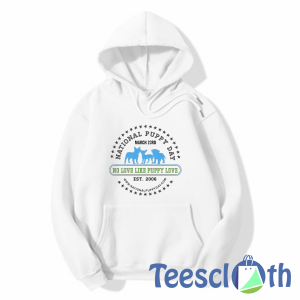 National Puppy Day Hoodie Unisex Adult Size S to 3XL