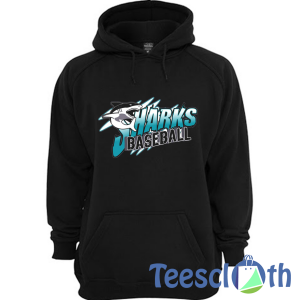Sharks Baseball Hoodie Unisex Adult Size S to 3XL