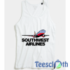 Southwest Airlines Tank Top Men And Women Size S to 3XL
