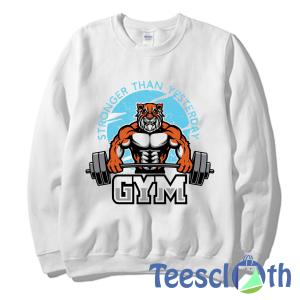 Tiger Gym Sweatshirt Unisex Adult Size S to 3XL