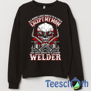 Welder Skull Design Sweatshirt Unisex Adult Size S to 3XL