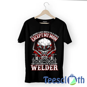 Welder Skull Design T Shirt For Men Women And Youth