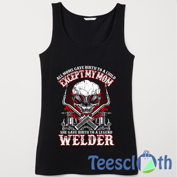 Welder Skull Design Tank Top Men And Women Size S to 3XL