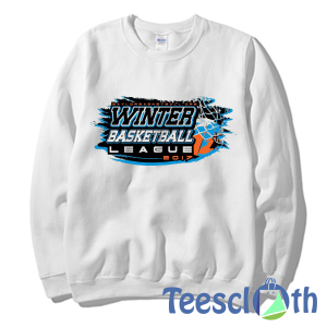 Winter Basketball Sweatshirt Unisex Adult Size S to 3XL