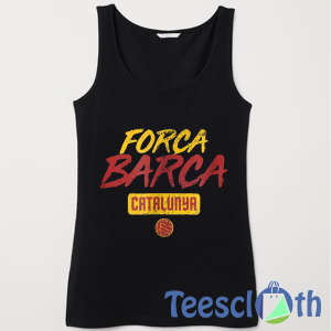 Barcelona Forca Tank Top Men And Women Size S to 3XL