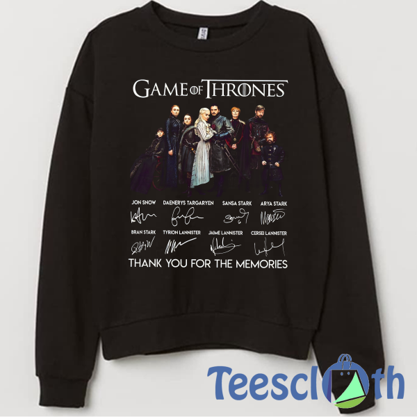 Game Of Thrones Sweatshirt Unisex Adult Size S to 3XL