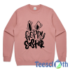 Hoppy Easter Bunny Sweatshirt Unisex Adult Size S to 3XL