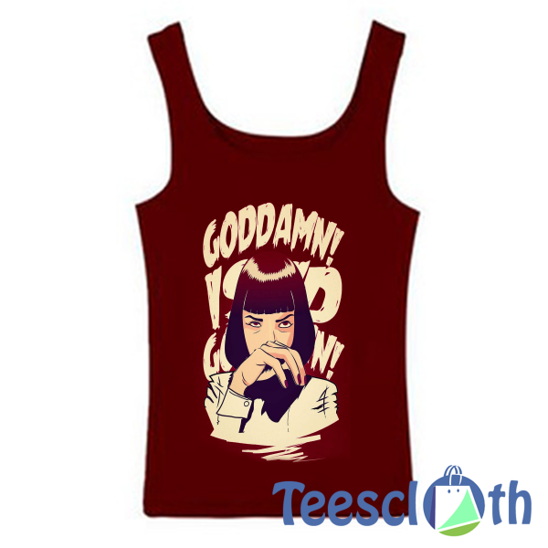 Mia Wallace Pulp Tank Top Men And Women Size S to 3XL