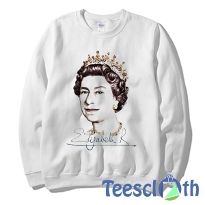 Queen Elizabeth II Sweatshirt Unisex Adult Size S to 3XL