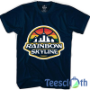 Rainbow Skyline T Shirt For Men Women And Youth