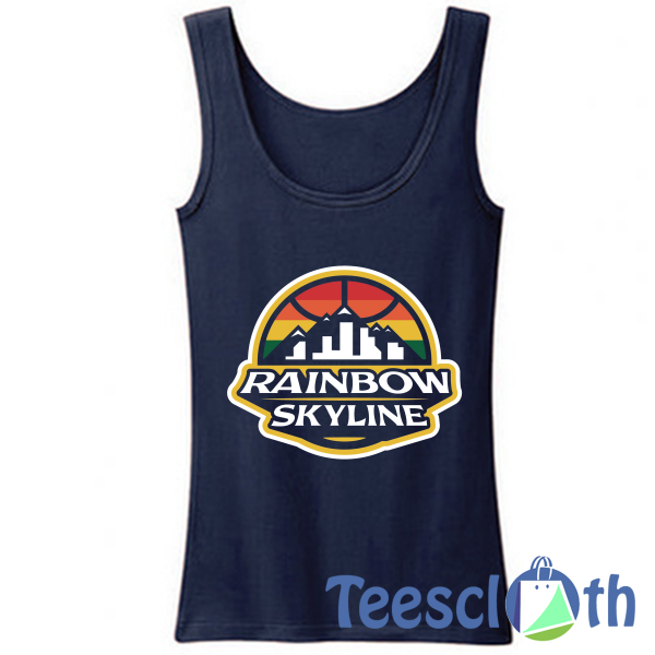 Rainbow Skyline Tank Top Men And Women Size S to 3XL