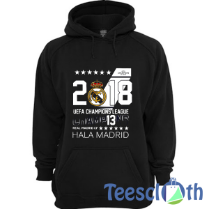 Real Madrid Champions Hoodie Unisex Adult Size S to 3XL