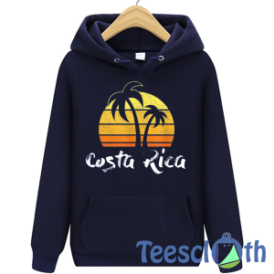 Retro Costa Rica Hoodie Unisex Adult Size S to 3XL