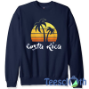 Retro Costa Rica Sweatshirt Unisex Adult Size S to 3XL