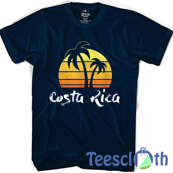 Retro Costa Rica T Shirt For Men Women And Youth