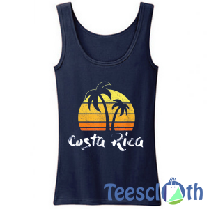 Retro Costa Rica Tank Top Men And Women Size S to 3XL