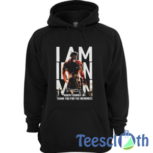 Robert Downey Jr Hoodie Unisex Adult Size S to 3XL