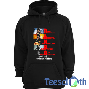 Sylvester Stallone Hoodie Unisex Adult Size S to 3XL